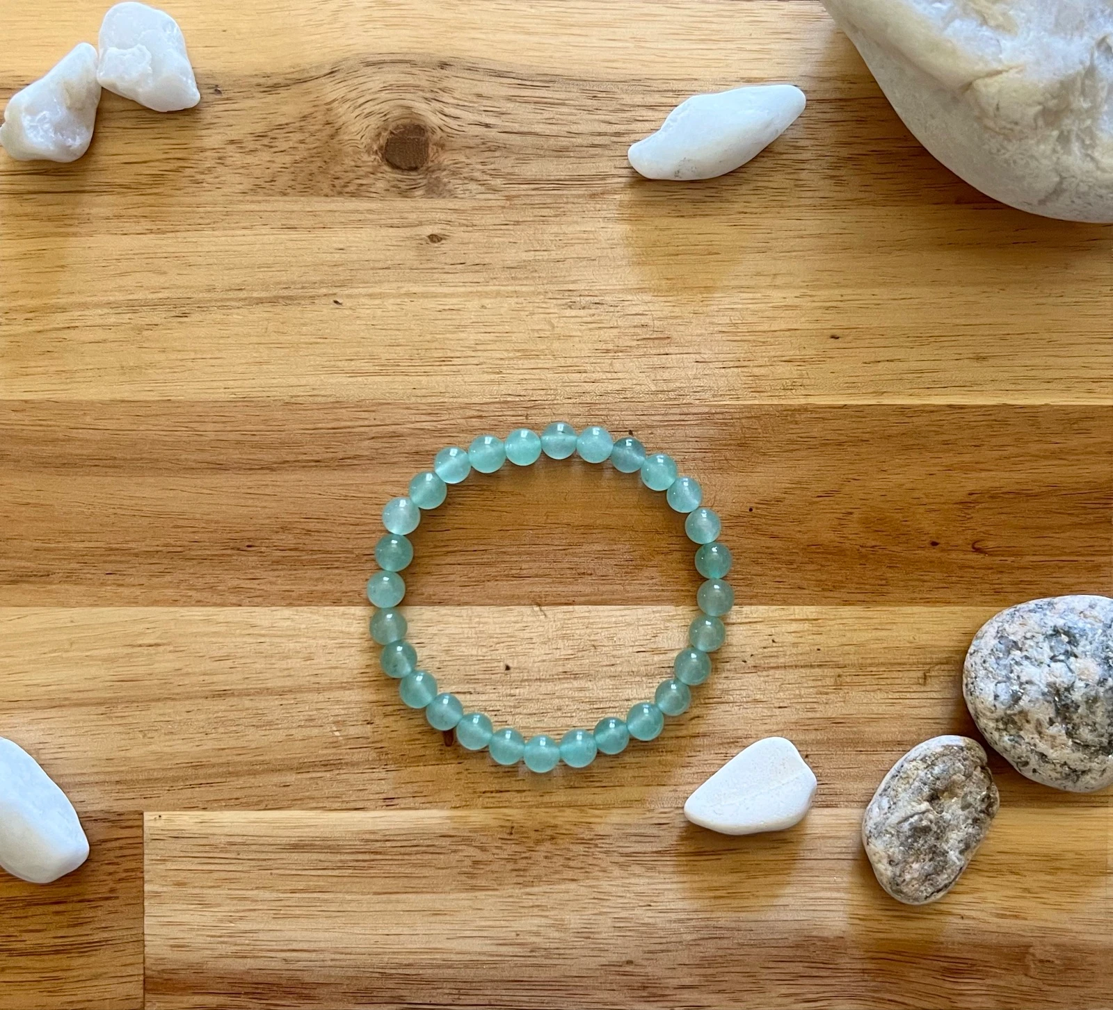 Bracelet aventurine verte 